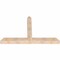 Ekena Millwork Portland Smooth Timber Gable Bracket, Douglas Fir, 72"W x 45"H x 5 1/2"D x 5 1/2"F, 15/12 Pitch GBW072X45X0606POR00SDF - alternate 3